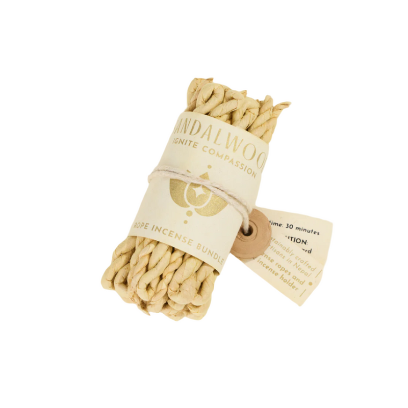 Sandalwood Rope Incense Bundle