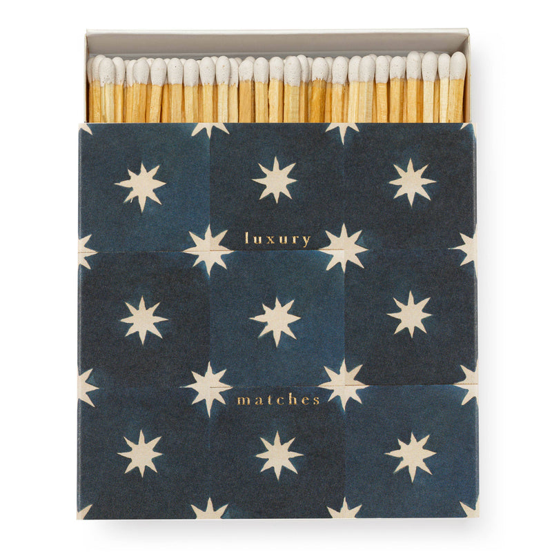 Navy Star Tile Matchbox by Archivist Gallery