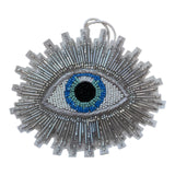 Tinsel Sequin Burst Evil Eye Ornament