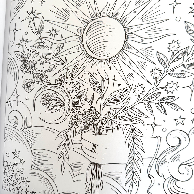 Starcana Moon Magic Coloring Book