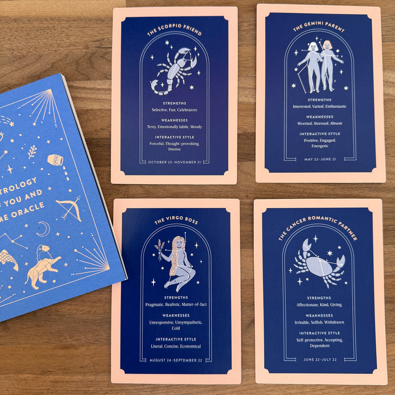 Astrology of You and Me Oracle Deck and Guidebook