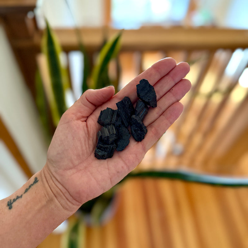 Raw Black Tourmaline Piece