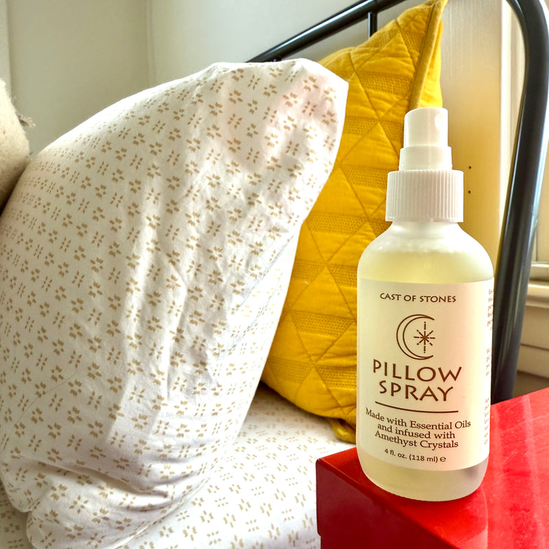 Pillow Spray with Amethyst Crystals