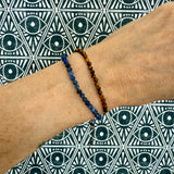 Sodalite Dainty Gemstone Adjustable Bracelet