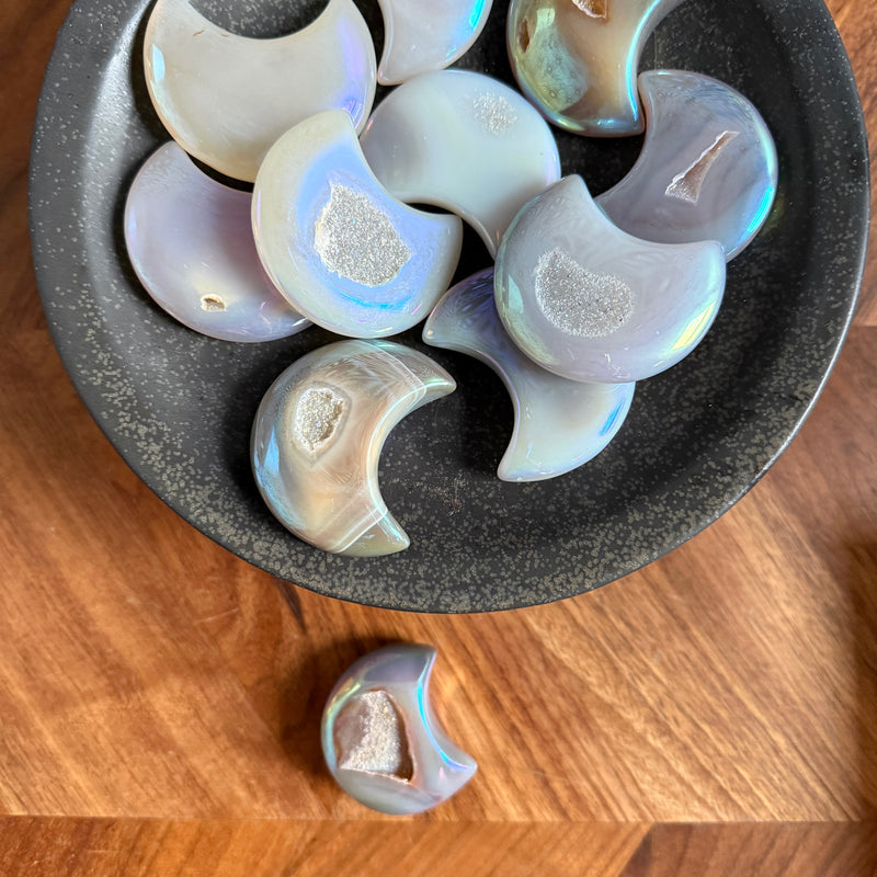 Angel Aura Agate Moon