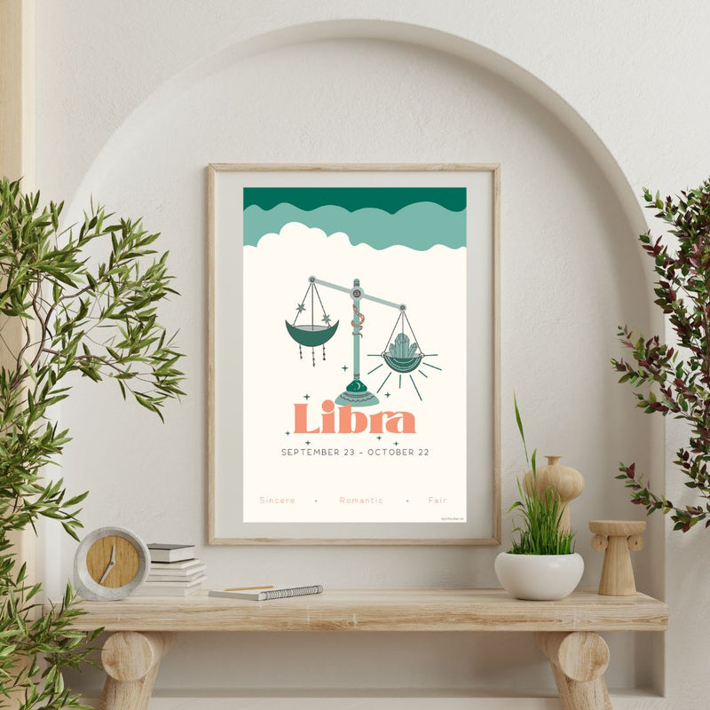 Libra Zodiac Poster