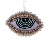 Occhio Gold and Turquoise Evil Eye Ornament