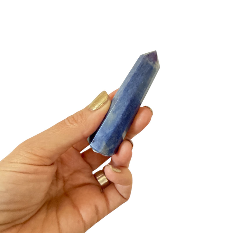 Sodalite Crystal Polished Obelisk Tower