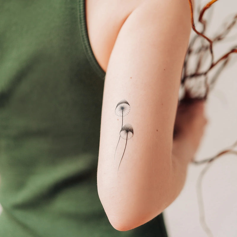 Mushrooms Temporary Tattoo