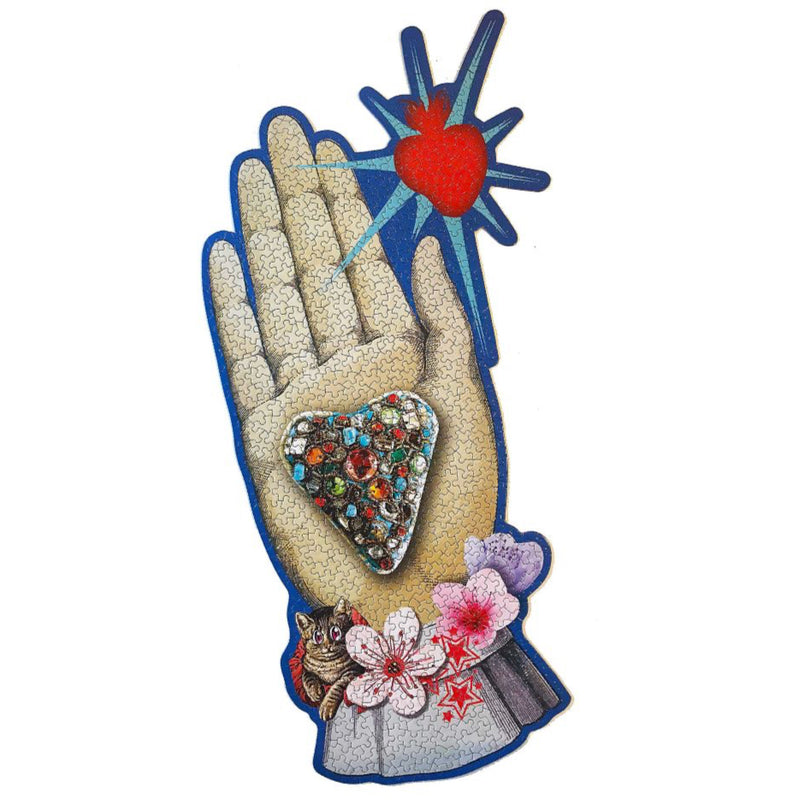 Christian Lacroix Crystal Heart Hand Puzzle