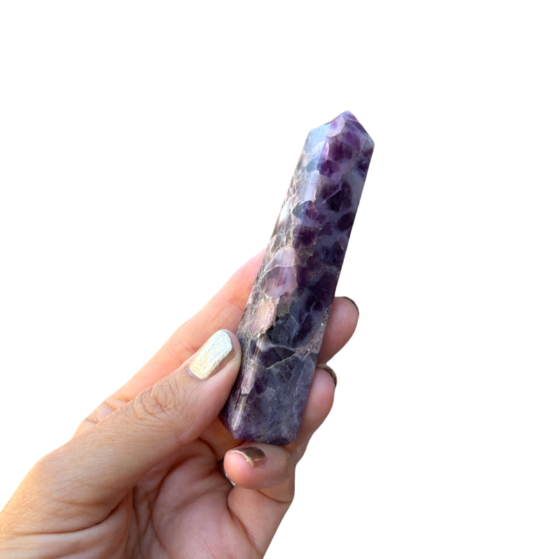 Amethyst Crystal Polished Tower